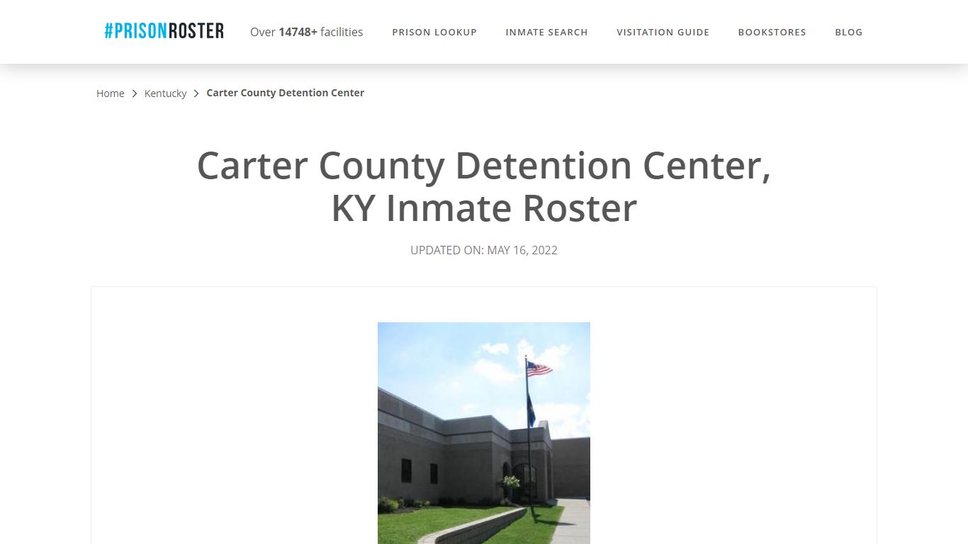 Carter County Detention Center, KY Inmate Roster