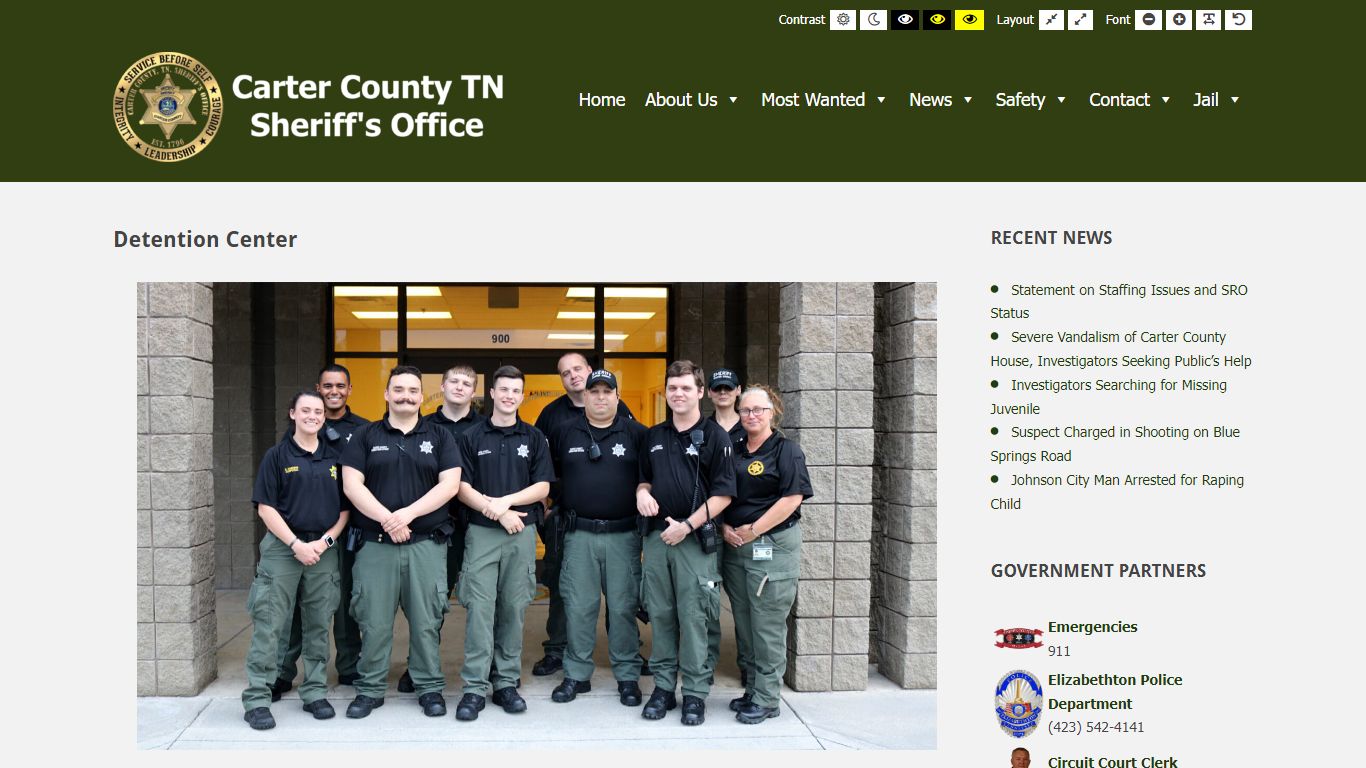 Detention Center – Carter County TN Sheriff's Office
